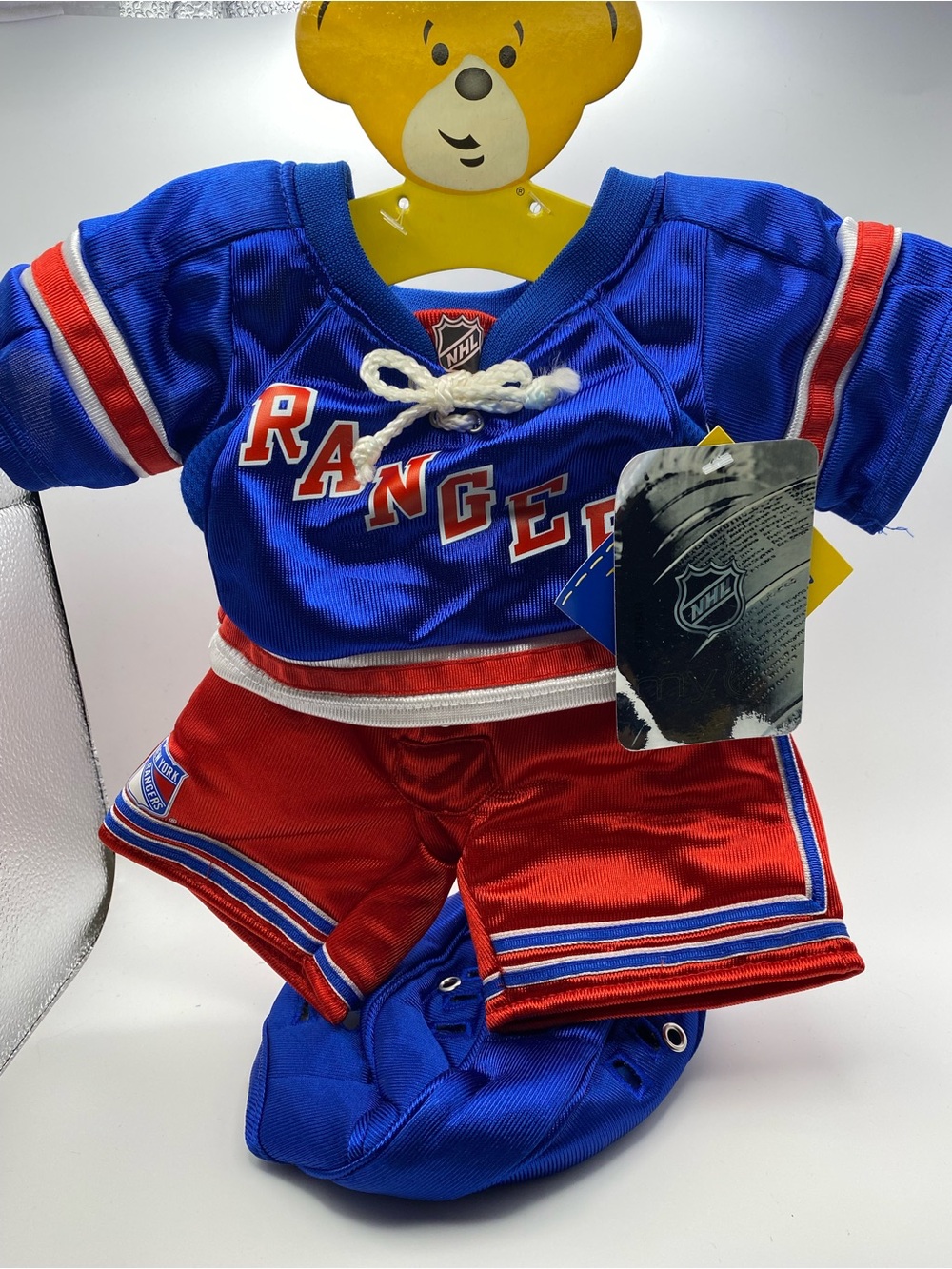 NEW Licensed NHL New York Rangers 3 piece set Jersey Shorts Helmet Retired